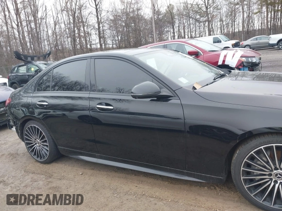 2022 Mercedes-Benz C 300 with VIN W1KAF4HB9NR044877, listed as a IAAI auction lot 41476398 with Not Provided miles and . Bid and sale history available at DreamBid. Image 13.