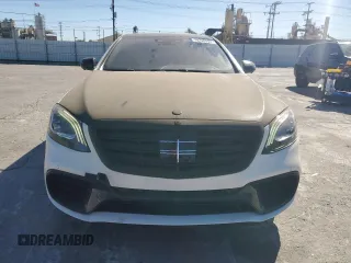 2018 Mercedes-Benz S 63 AMG with VIN WDDUG8JB6JA418611, listed as a Copart auction lot 74200443 with 43,380 mi miles and . Bid and sale history available at DreamBid. Image 5.