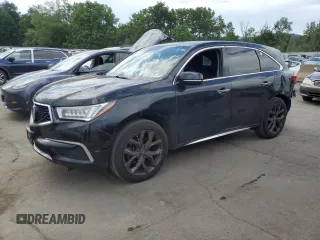 2017 Acura MDX Technology z VIN 5FRYD4H52HB032247, wystawiony jako Copart lot #66068805 z przebiegiem 74 189 mil mil oraz Szkoda całkowita • Salvage title. Historia ofert i sprzedaży dostępna na DreamBid. Obrazek 1.