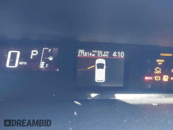 2016 Toyota Prius One with VIN JTDKDTB35G1117843, listed as a IAAI auction lot 42094220 with 275,814 mi miles. Bid and sale history available at carsss.com. Image 16.