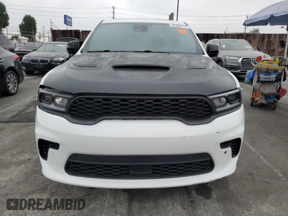 2021 Dodge Durango SRT Hellcat with VIN 1C4SDJH97MC605837, listed as a Copart auction lot 76390414 with 35,876 mi miles and Salvage Title. Bid and sale history available at DreamBid. Image 5.