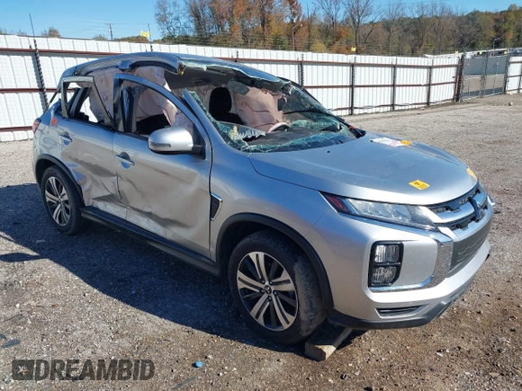 2021 Mitsubishi Outlander Sport SE with VIN JA4APVAU5MU012846, listed as a IAAI auction lot 41055582 with 1 mi miles. Bid and sale history available at carsss.com. Image 1.