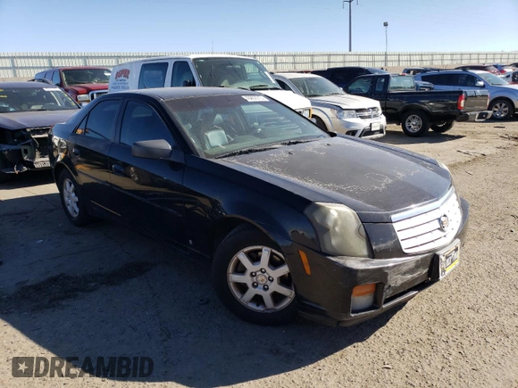 2007 Cadillac CTS with VIN 1G6DM57T670149190, listed as a Copart auction lot 43353284 with 0 mi miles and Salvage Title. Bid and sale history available at carsss.com. Image 4.