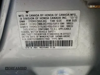 2011 Acura MDX Tech Pkg with VIN 2HNYD2H60BH517660, listed as a Copart auction lot 53822585 with 230,850 mi miles and Salvage Title. Bid and sale history available at carsss.com. Image 13.