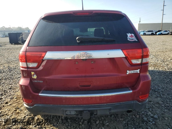2012 Jeep Grand Cherokee Limited with VIN 1C4RJEBG6CC116270, listed as a Copart auction lot 43634525 with 155,342 mi miles and Salvage Title. Bid and sale history available at carsss.com. Image 6.
