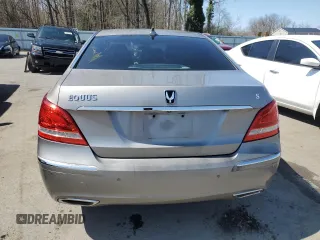 2011 Hyundai Equus Signature with VIN KMHGH4JF0BU029412, listed as a Copart auction lot 51437125 with 89,795 mi miles and Salvage title. Bid and sale history available at DreamBid. Image 6.