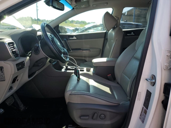 2017 Kia Sportage EX with VIN KNDPNCACXH7183291, listed as a Copart auction lot 62866255 with 87,401 mi miles and Salvage title. Bid and sale history available at DreamBid. Image 7.