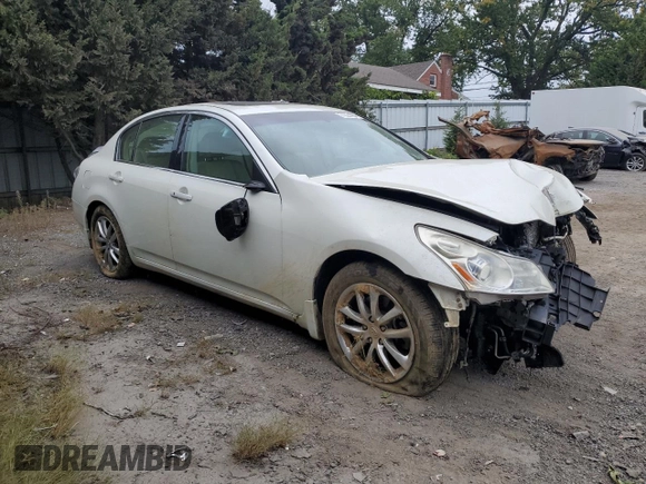 2007 Infiniti G35 G35x with VIN JNKBV61F57M806062, listed as a Copart auction lot 71824064 with 141,836 mi miles and Salvage Title. Bid and sale history available at DreamBid. Image 4.