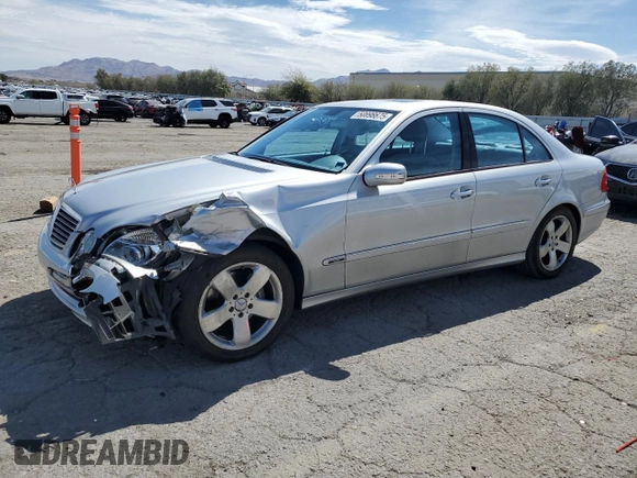 2003 Mercedes-Benz E-Class 5.0L with VIN WDBUF70J63A189963, listed as a Copart auction lot 50898675 with 130,264 mi miles and Salvage Title. Bid and sale history available at carsss.com. Image 1.