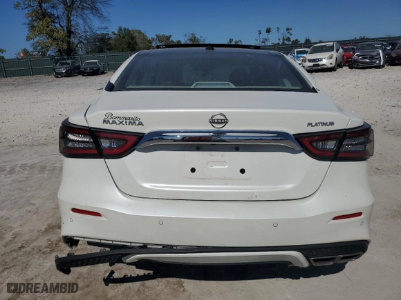 2023 Nissan Maxima Platinum with VIN 1N4AA6FV1PC504949, listed as a Copart auction lot 74627644 with 70,215 mi miles and Salvage Title. Bid and sale history available at carsss.com. Image 6.