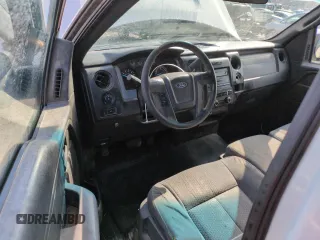 2012 Ford F-150 XL with VIN 1FTNF1EF2CKD44980, listed as a Copart auction lot 45500845 with 252,474 mi miles and Salvage title. Bid and sale history available at DreamBid. Image 8.
