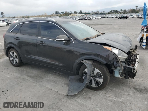 2017 Kia Niro EX with VIN KNDCC3LC1H5057463, listed as a Copart auction lot 52176535 with 167,020 mi miles and Salvage Title. Bid and sale history available at carsss.com. Image 4.