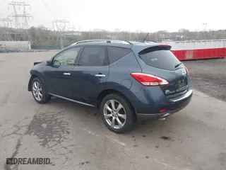 2013 Nissan Murano SL with VIN JN8AZ1MW6DW305038, listed as a IAAI auction lot 41951787 with 110,513 mi miles. Bid and sale history available at carsss.com. Image 3.