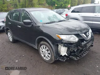 2015 Nissan Rogue SV with VIN KNMAT2MV9FP588090, listed as a IAAI auction lot 42132606 with 107,518 mi miles. Bid and sale history available at carsss.com. Image 1.