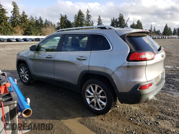 2014 Jeep Cherokee Limited with VIN 1C4PJLDBXEW133054, listed as a Copart auction lot 46946375 with 206,458 mi miles and Clean Title. Bid and sale history available at carsss.com. Image 2.