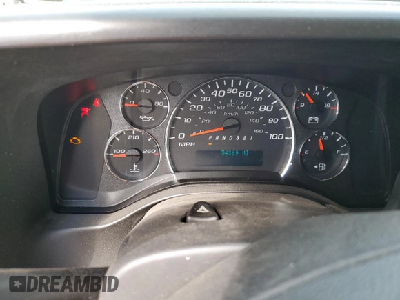 2008 Chevrolet Express Cargo Van with VIN 1GCGG25C881134558, listed as a Copart auction lot 67207324 with 54,369 mi miles and Salvage Title. Bid and sale history available at carsss.com. Image 9.