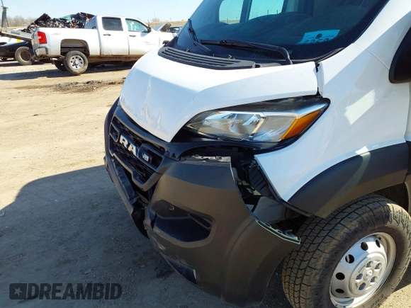 2023 Ram ProMaster Cargo with VIN 3C6MRVJG6PE512967, listed as a IAAI auction lot 41728126 with 102,133 mi miles and . Bid and sale history available at DreamBid. Image 6.