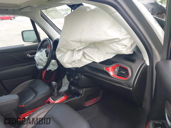 2021 Jeep Renegade Trailhawk with VIN ZACNJDC19MPN29653, listed as a IAAI auction lot 42354229 with 58,106 mi miles and . Bid and sale history available at DreamBid. Image 5.