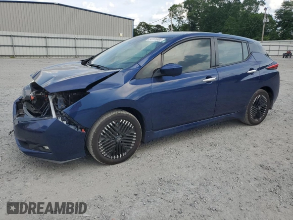 2024 Nissan LEAF SV Plus z VIN 1N4CZ1CV3RC552187, wystawiony jako Copart lot #54151085 z przebiegiem 14 186 mil mil oraz Szkoda całkowita • Salvage title. Historia ofert i sprzedaży dostępna na DreamBid. Obrazek 1.