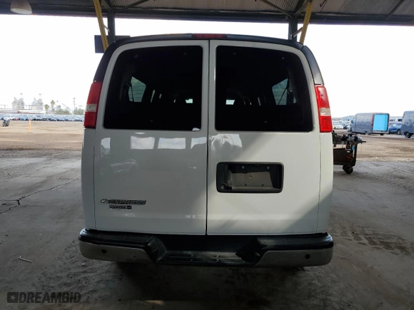 2019 Chevrolet Express Passenger LT with VIN 1GAZGPFGXK1367770, listed as a Copart auction lot 43378515 with 230,974 mi miles and Clean Title. Bid and sale history available at carsss.com. Image 6.
