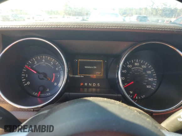 2017 Ford Mustang EcoBoost with VIN 1FA6P8TH6H5251051, listed as a Copart auction lot 46813545 with 113,926 mi miles and Salvage Title. Bid and sale history available at carsss.com. Image 9.