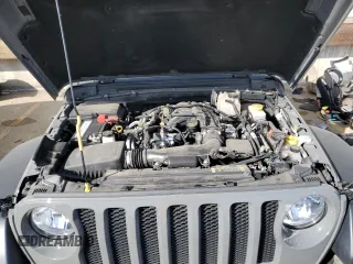 2023 Jeep Wrangler Sport S with VIN 1C4HJXDG8PW675134, listed as a Copart auction lot 85949314 with 19,128 mi miles and Salvage Title. Bid and sale history available at DreamBid. Image 11.
