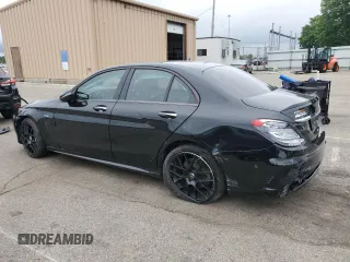 2017 Mercedes-Benz C 43 AMG with VIN 55SWF6EB3HU195318, listed as a Copart auction lot 57625645 with 67,974 mi miles and Salvage title. Bid and sale history available at DreamBid. Image 2.