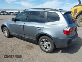 2005 BMW X3 3.0i with VIN WBXPA93435WD10068, listed as a IAAI auction lot 42083230 with 236,394 mi miles. Bid and sale history available at carsss.com. Image 3.
