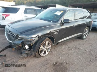 2021 Genesis GV80 with VIN KMUHCESC7MU063042, listed as a IAAI auction lot 41236516 with 40,535 mi miles and . Bid and sale history available at DreamBid. Image 16.