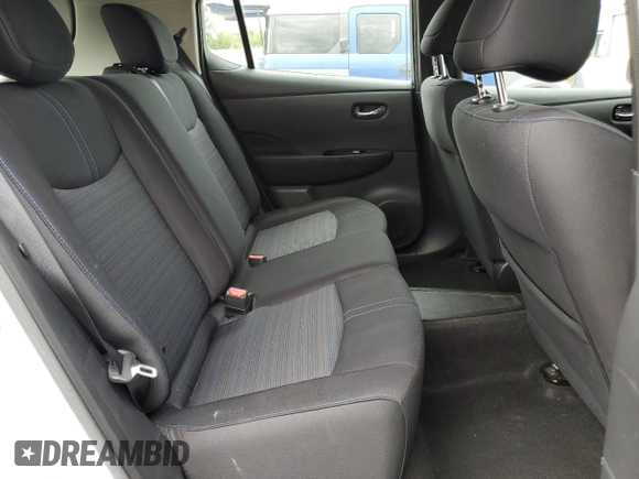 2019 Nissan LEAF SV with VIN 1N4AZ1CP0KC321892, listed as a Copart auction lot 64517345 with 36,840 mi miles and Salvage title. Bid and sale history available at DreamBid. Image 11.