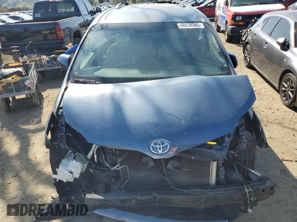 2016 Toyota Sienna LE AAS with VIN 5TDKK3DC8GS744252, listed as a Copart auction lot 48638345 with 92,499 mi miles and Salvage Title. Bid and sale history available at carsss.com. Image 5.