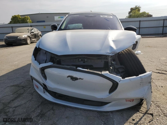 2022 Ford Mustang Mach-E Premium with VIN 3FMTK3RM4NMA50835, listed as a Copart auction lot 76371804 with 0 mi miles and Salvage Title. Bid and sale history available at carsss.com. Image 5.