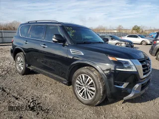 2021 Nissan Armada SL z VIN JN8AY2BC8M9145034, wystawiony jako Copart lot #42877325 z przebiegiem 76 272 mil mil oraz Szkoda całkowita • Salvage title. Historia ofert i sprzedaży dostępna na DreamBid. Obrazek 4.