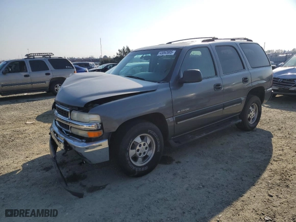 2001 Chevrolet Tahoe LS with VIN 1GNEK13T01J313998, listed as a Copart auction lot 43062005 with 213,587 mi miles and Salvage Title. Bid and sale history available at carsss.com. Image 1.