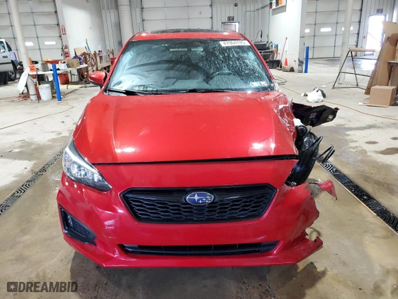 2017 Subaru Impreza Sport with VIN 4S3GKAM69H3605402, listed as a Copart auction lot 47964745 with 103,066 mi miles and Salvage Title. Bid and sale history available at carsss.com. Image 5.