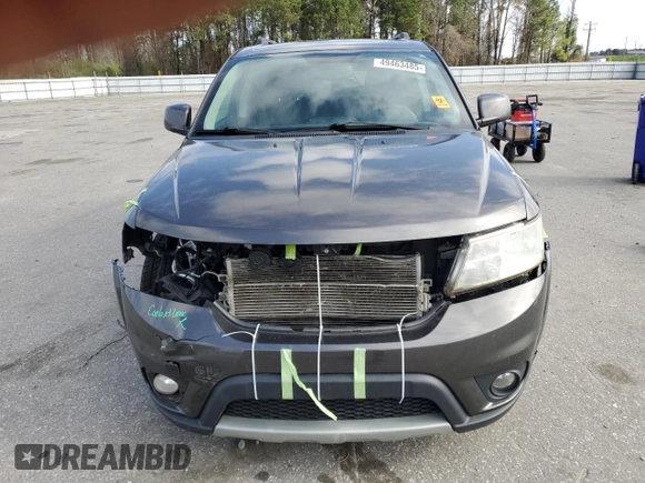 2017 Dodge Journey SXT with VIN 3C4PDCBBXHT685206, listed as a Copart auction lot 49463485 with 186,831 mi miles and Salvage Title. Bid and sale history available at DreamBid. Image 5.