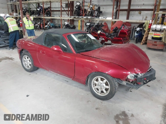 2001 Mazda MX-5 Miata with VIN JM1NB353X10215794, listed as a IAAI auction lot 42092359 with 121,684 mi miles and . Bid and sale history available at DreamBid. Image 1.