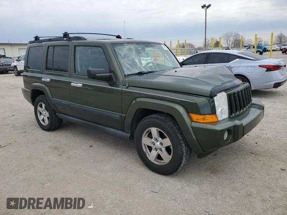 2006 Jeep Commander with VIN 1J8HG48K06C297654, listed as a Copart auction lot 51000155 with 126,235 mi miles and Salvage Title. Bid and sale history available at DreamBid. Image 4.