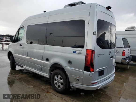 2024 Mercedes-Benz Sprinter with VIN W1X4EBVY0NP494288, listed as a Copart auction lot 74708304 with Not Provided miles and Salvage Title. Bid and sale history available at DreamBid. Image 2.