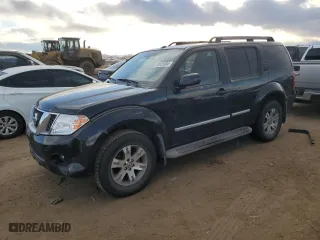 2012 Nissan Pathfinder S with VIN 5N1AR1NB0CC628049, listed as a Copart auction lot 80628384 with 175,448 mi miles and Salvage Title. Bid and sale history available at carsss.com. Image 1.