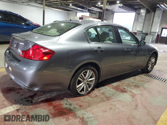 2015 Infiniti Q40 with VIN JN1CV6AR0FM521867, listed as a Copart auction lot 64668144 with 42,905 mi miles and Salvage Title. Bid and sale history available at carsss.com. Image 3.