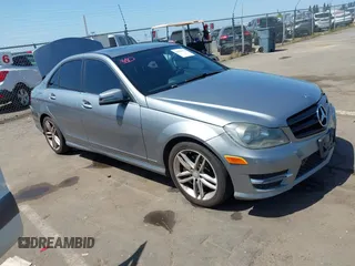2014 Mercedes-Benz C 250 Sport with VIN WDDGF4HB9EA961665, listed as a IAAI auction lot 42055533 with 112,404 mi miles and . Bid and sale history available at DreamBid. Image 1.