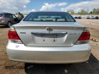 2005 Toyota Camry LE with VIN 4T1BE30K85U404527, listed as a Copart auction lot 56535345 with 74,472 mi miles and Salvage title. Bid and sale history available at DreamBid. Image 6.