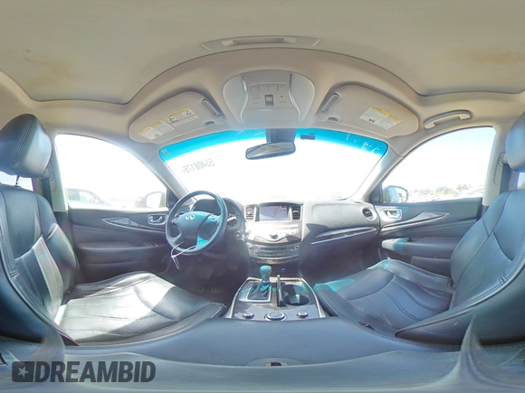 2015 Infiniti QX60 with VIN 5N1AL0MM5FC524840, listed as a Copart auction lot 55408175 with 89,574 mi miles and Salvage title. Bid and sale history available at DreamBid. Image 15.