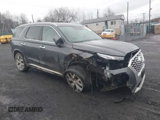 2022 Hyundai Palisade SEL with VIN KM8R4DHE5NU424448, listed as a IAAI auction lot 41806347 with 34,520 mi miles. Bid and sale history available at carsss.com. Image 1.