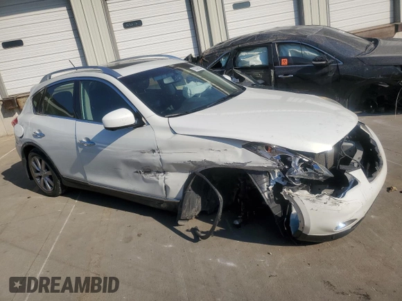 2012 Infiniti EX Journey with VIN JN1AJ0HR9CM451657, listed as a Copart auction lot 70306284 with 83,981 mi miles and Salvage Title. Bid and sale history available at carsss.com. Image 4.