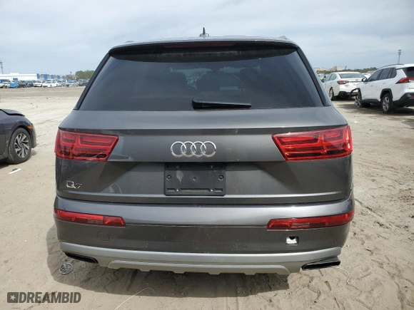 2019 Audi Q7 Premium Plus with VIN WA1LHAF78KD026156, listed as a Copart auction lot 47669225 with 87554 miles and Non Repairable. Bid and sale history available at carsss.com. Image 6.