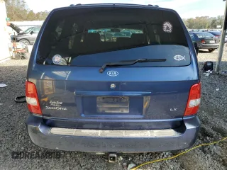 2003 Kia Sedona LX with VIN KNDUP131736448714, listed as a Copart auction lot 82308764 with 91,073 mi miles and Salvage Title. Bid and sale history available at carsss.com. Image 6.