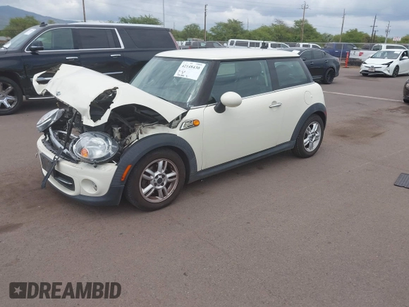 2012 MINI Hardtop with VIN WMWSU3C54CT262450, listed as a IAAI auction lot 42148430 with 55,250 mi miles and . Bid and sale history available at DreamBid. Image 2.