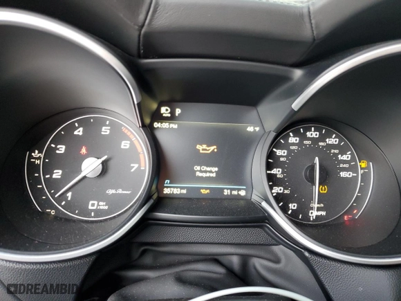2023 Alfa Romeo Stelvio Ti with VIN ZASPAKBN9P7D57170, listed as a Copart auction lot 43062075 with 35,783 mi miles and Salvage Title. Bid and sale history available at carsss.com. Image 9.
